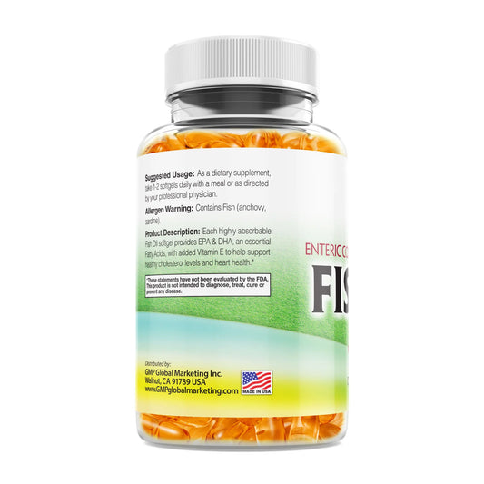 GMP Vitas GMP Vitas - 90 Softgels Enteric Coated Omega-3 Fish Oil 1000 mg