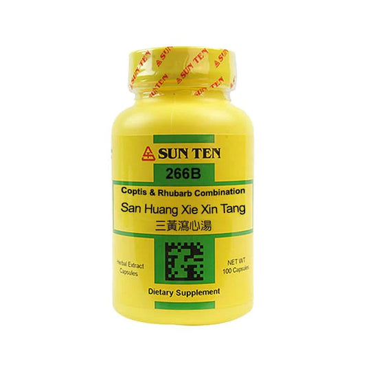 Sun Ten - Coptis & Rhubarb Combination Capsules - San Huang Xie Xin Tang