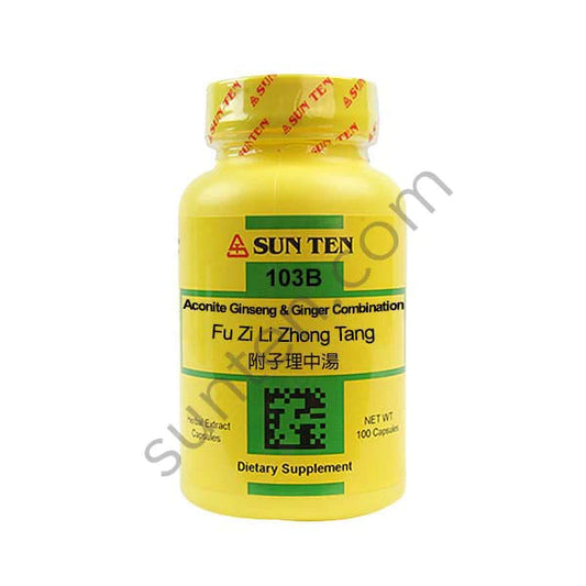 Sun Ten - Aconite, Ginseng & Ginger Combination Capsules - Fu Zi Li Zhong Tang