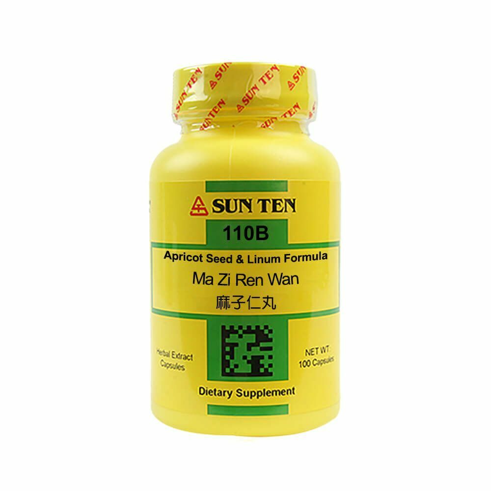 Sun Ten - Apricot Seed & Linum Formula Capsules - Ma Zi Ren Wan