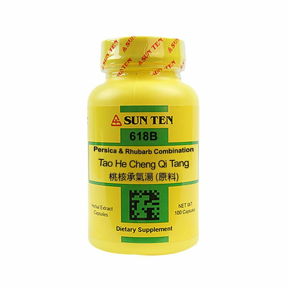 Sun Ten - Persica & Rhubarb Combination Capsules / Tao He Cheng Qi Tang