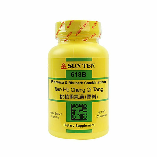 Sun Ten - Persica & Rhubarb Combination Capsules / Tao He Cheng Qi Tang