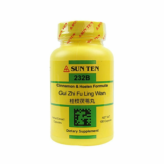 Sun Ten - Cinnamon & Hoelen Formula Capsules - Gui Zhi Fu Ling Wan