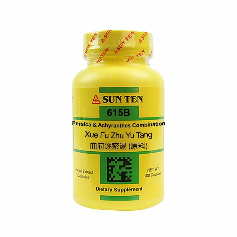 Sun Ten - Persica & Achyranthes Combination Capsules / Xue Fu Zhu Yu Tang