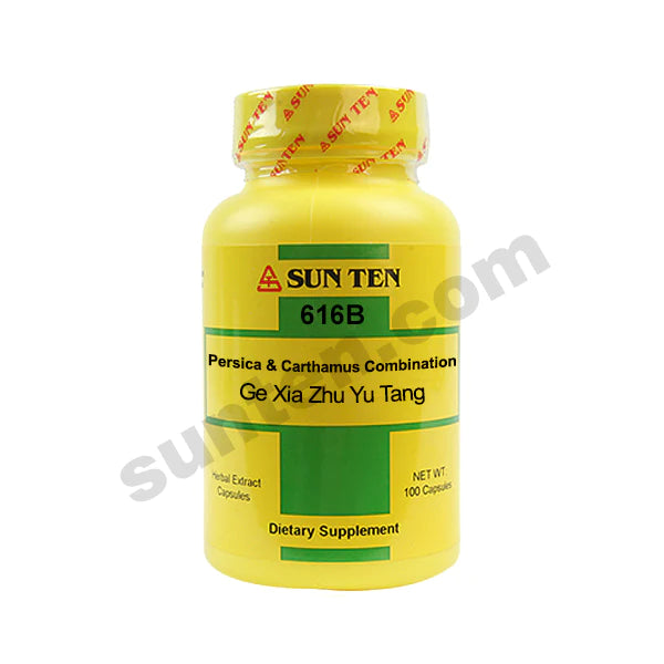 Sun Ten - Ge Xia Zhu Yu Tang -  Persica & Carthamus Combination Capsules