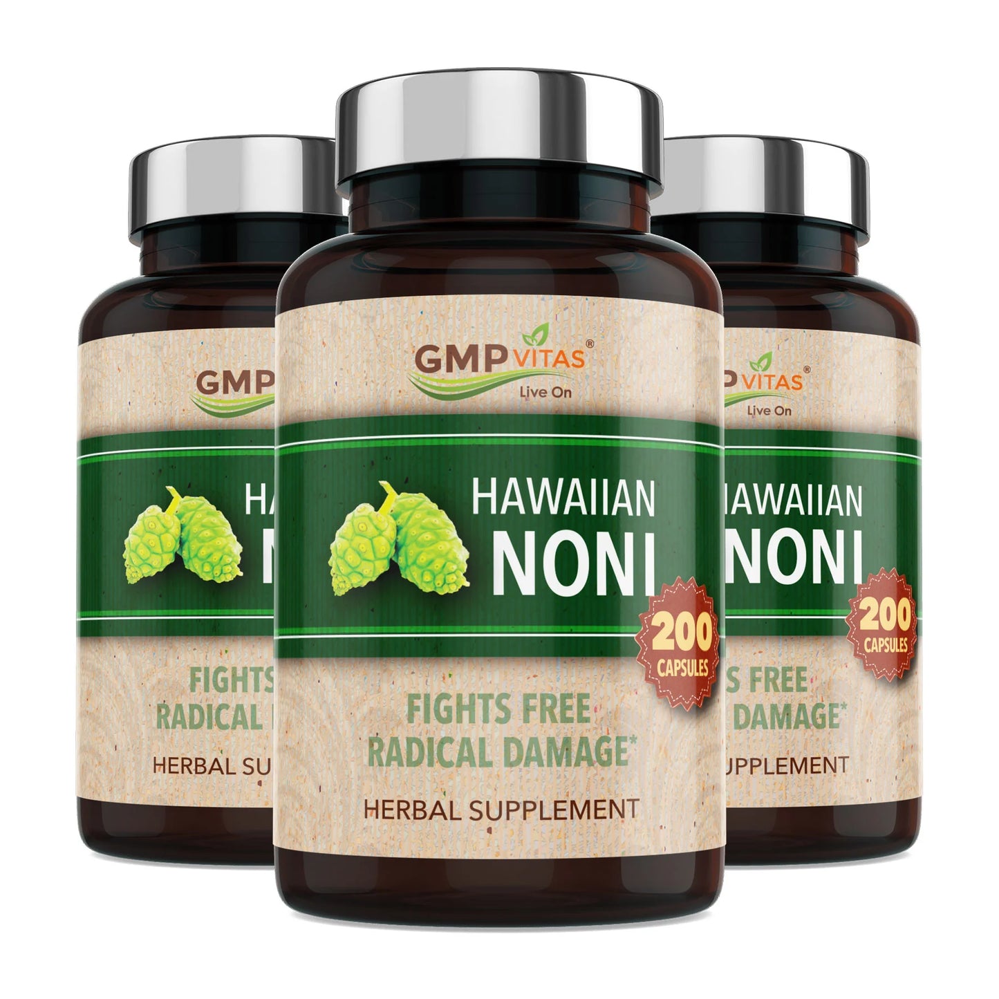 GMP Vitas - Hawaiian Noni 3-Bottle Bundle