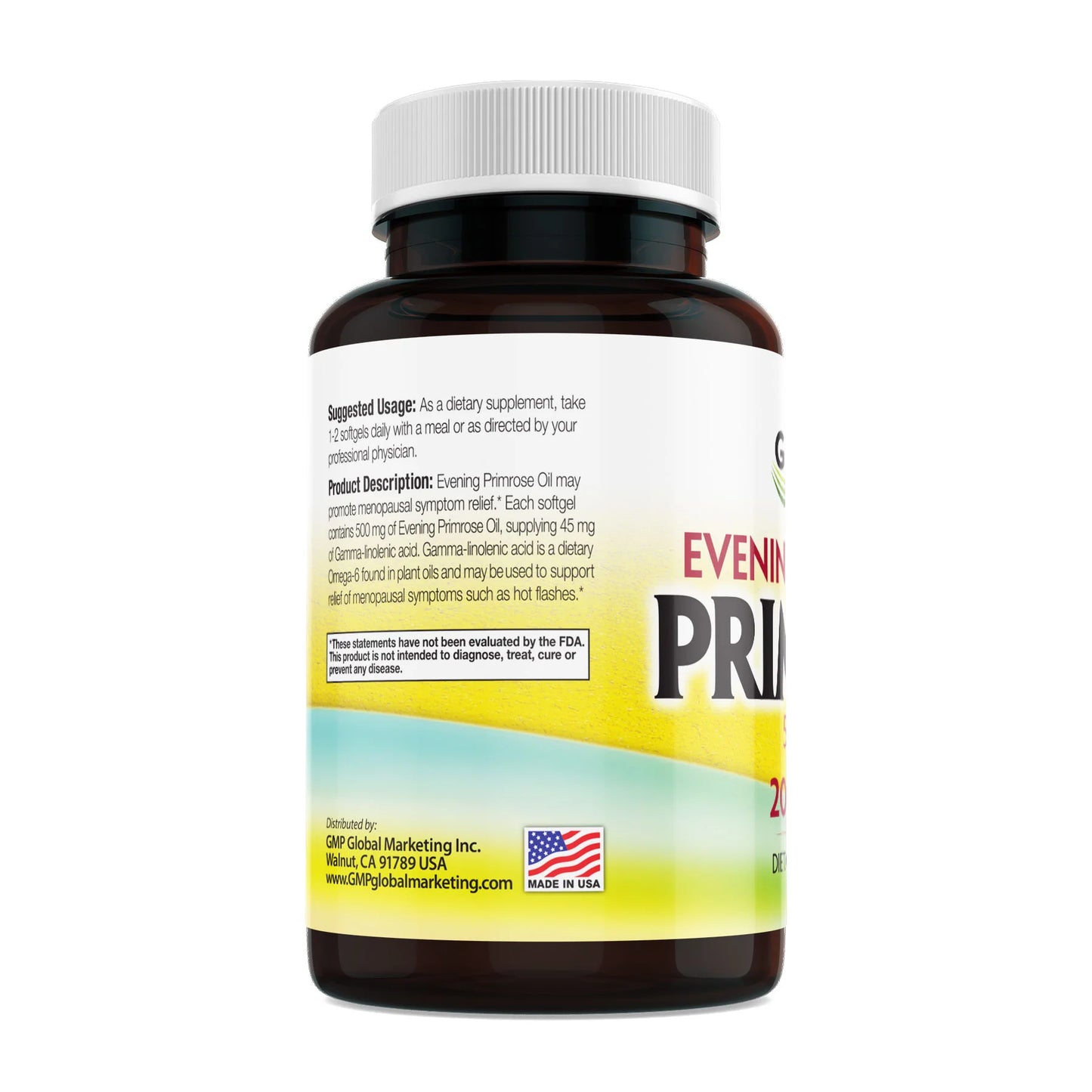 GMP Vitas - Evening Primrose Oil 500 mg 200 Softgels